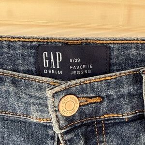 GAP Women's Dark Blue Denim Jeggings